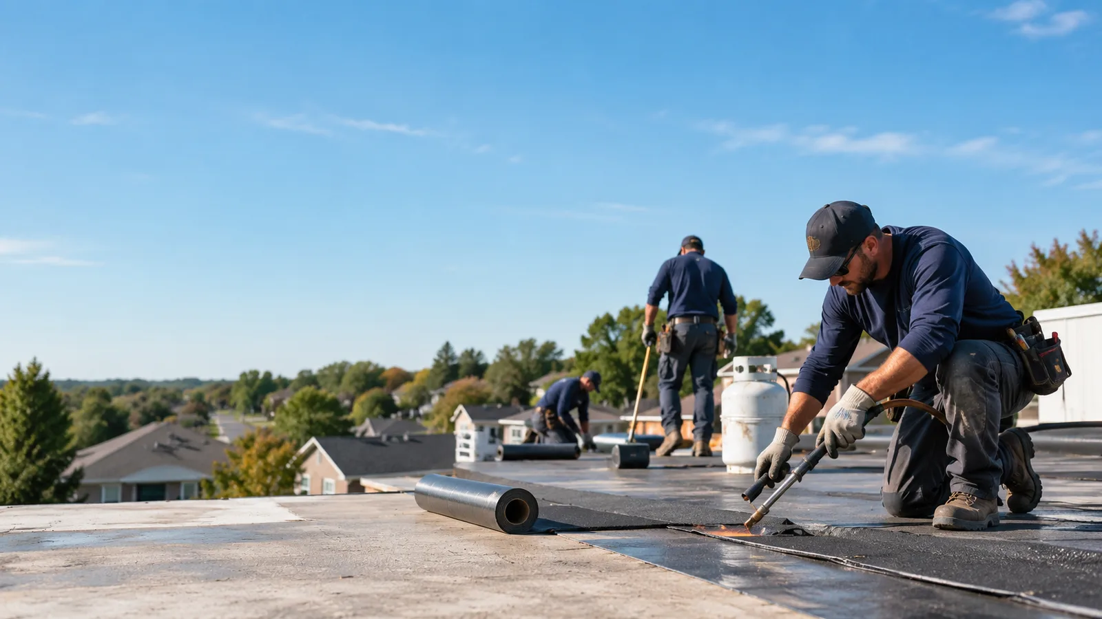 Flat Roof Leak Repair providers in Broughton, IL